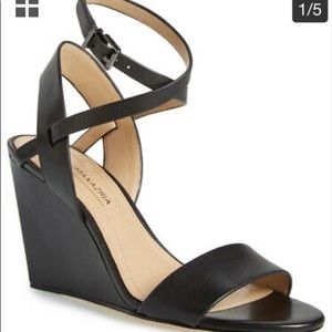 BCBGMAXAZRIA Women's LENNOX Wedge Sandal